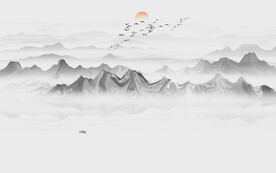 抽象水墨画