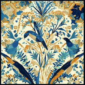 方巾 植物 树叶 动物 女孩 