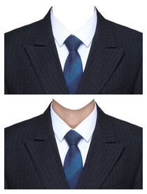 男人西装证件照衣服素材