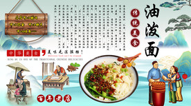 油泼面背景墙