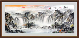 中堂山水画