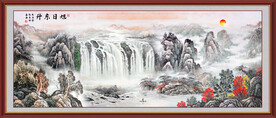 大厅山水画