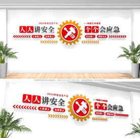 2024年安全生产月文化墙