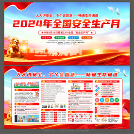安全生产月展板