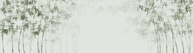 新中式水墨竹子背景墙