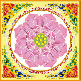 莲花吊顶