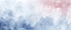 蓝色水彩水墨背景