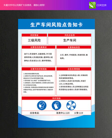 危险化学品安全告知牌