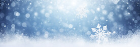蓝底雪花背景