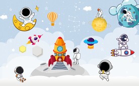 卡通太空人图片