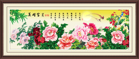 花开富贵牡丹图