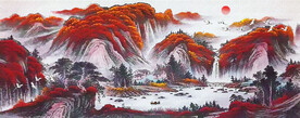 国画鸿运当头