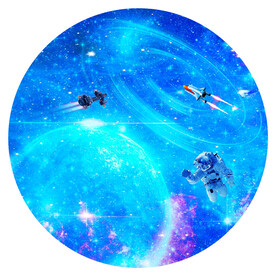 蓝色宇宙星空