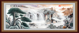 客厅山水画