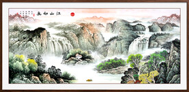 大厅山水画