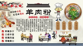 羊肉粉背景墙