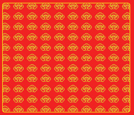 国风如意纹印