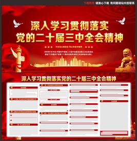 二十届三中全会展板