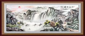中堂山水画