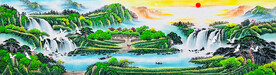 国画山水画