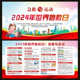 2024年世界急救日宣传栏
