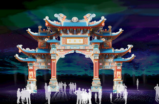 古建筑大门