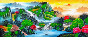 山水画