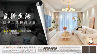 地产朋友圈海报对比