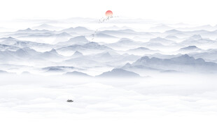 意境水墨山水