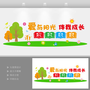 学校宣传形象墙