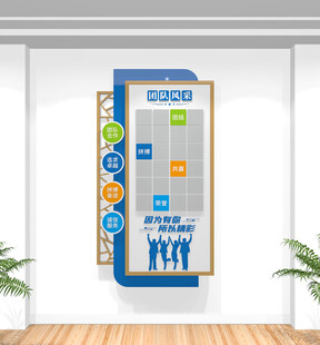 竖版公司企业照片墙