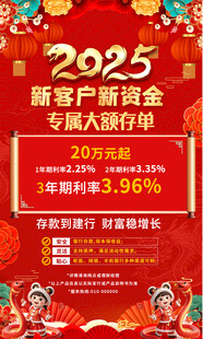 2025银行存款海报