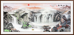中堂山水画