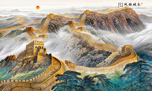 长城背景画