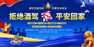 拒绝酒驾宣传海报