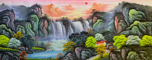 山水风景画
