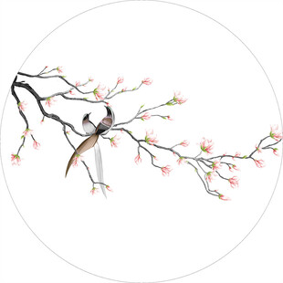 玉兰花 圆形
