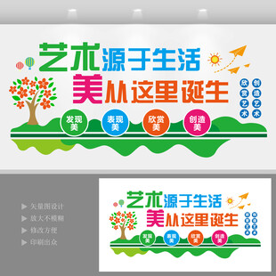 艺术培训标语文化墙