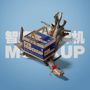 手提木制礼盒样机