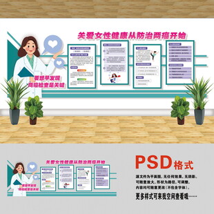 两癌筛查文化墙