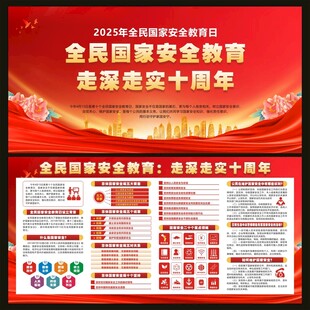 全民国家安全教育日宣传栏