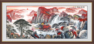 鸿运当头国画