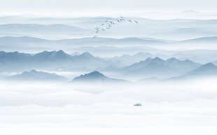 中国风水墨山水画