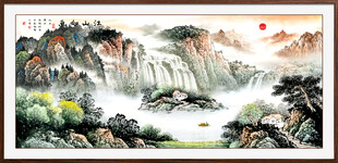 聚宝盆风水画