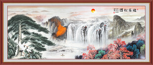 迎客松装饰画