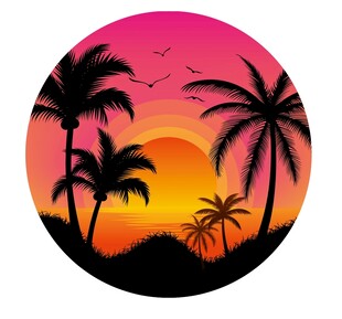 露营地酒吧网红地标日落打卡拍照