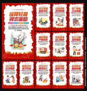 火灾逃生自救宣传