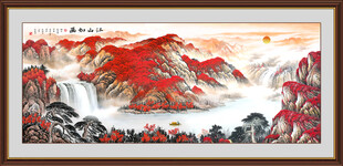 鸿运当头国画