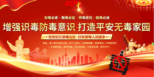 社区禁毒宣传展板