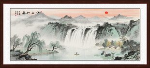 中堂山水画
